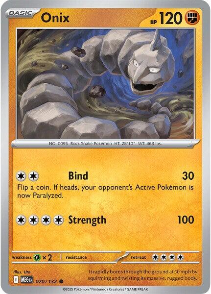 Onix (070/132) [Mega Evolutions: Base Set] | Good Games Morley