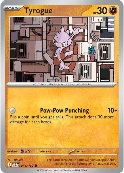 Tyrogue (071/132) [Mega Evolution: Base Set] | Good Games Morley