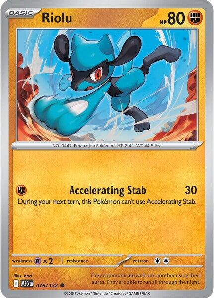 Riolu (076/132) [Mega Evolution: Base Set] | Good Games Morley