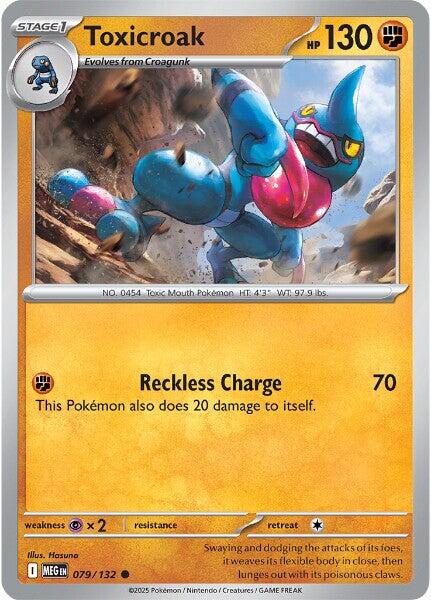 Toxicroak (079/132) [Mega Evolution: Base Set] | Good Games Morley