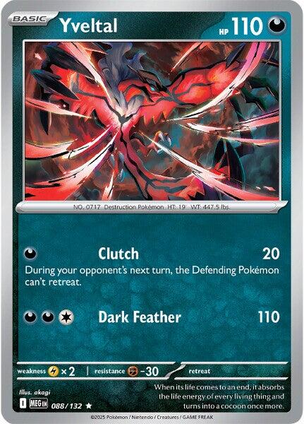 Yveltal (088/132) [Mega Evolutions: Base Set] | Good Games Morley