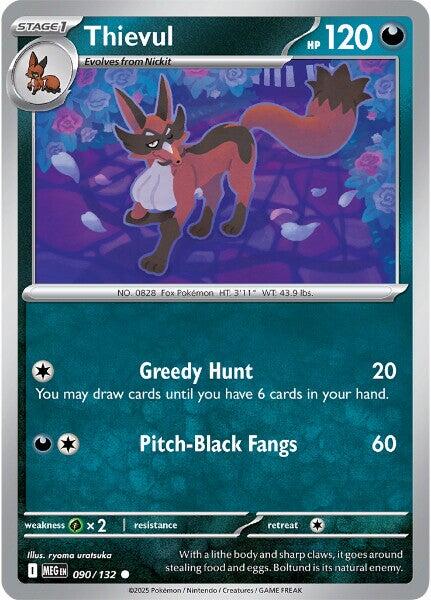 Thievul (090/132) [Mega Evolution: Base Set] | Good Games Morley
