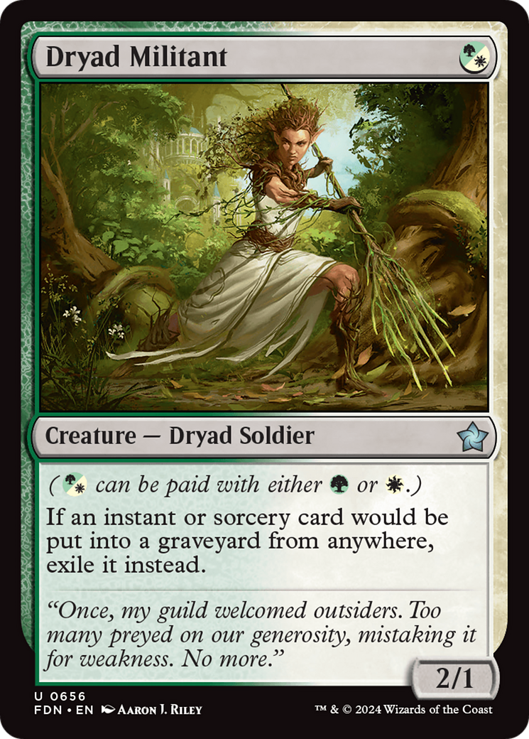 Dryad Militant [Foundations] | Good Games Morley
