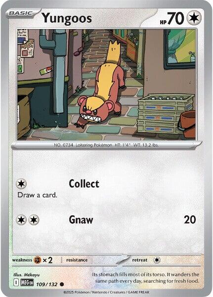 Yungoos (109/132) [Mega Evolution: Base Set] | Good Games Morley