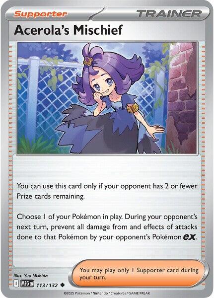 Acerola's Mischief (113/132) [Mega Evolutions: Base Set] | Good Games Morley