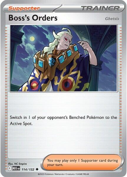 Boss's Orders (114/132) [Ghetsis] [Mega Evolution: Base Set] | Good Games Morley