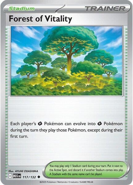 Forest of Vitality (117/132) [Mega Evolution: Base Set] | Good Games Morley