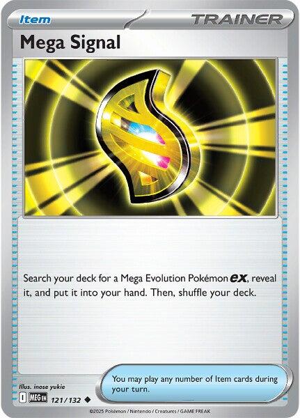 Mega Signal (121/132) [Mega Evolutions: Base Set] | Good Games Morley