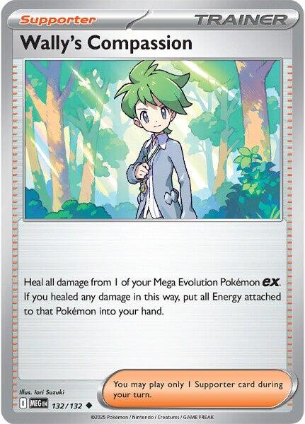 Wally's Compassion (132/132) [Mega Evolution: Base Set] | Good Games Morley