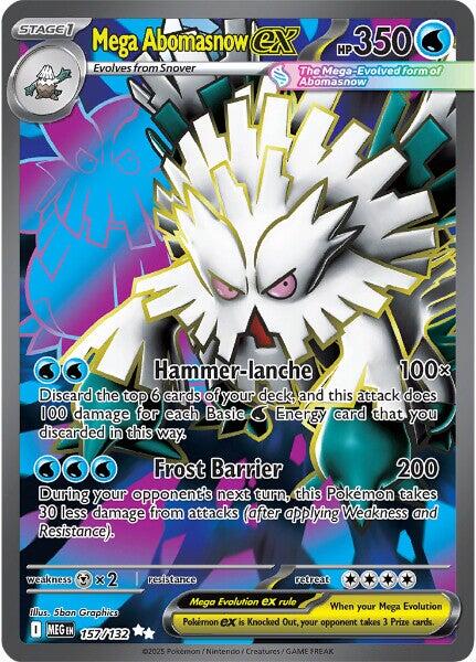 Mega Abomasnow ex (157/132) [Mega Evolutions: Base Set] | Good Games Morley