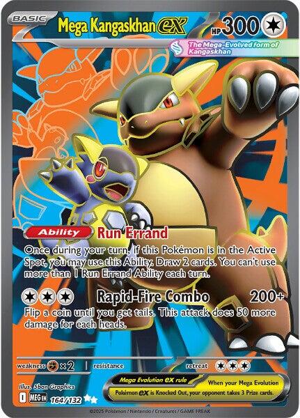 Mega Kangaskhan ex (164/132) [Mega Evolution: Base Set] | Good Games Morley