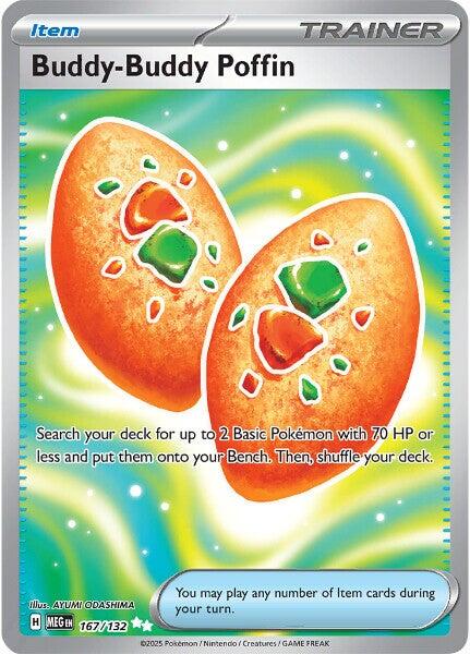 Buddy-Buddy Poffin (167/132) [Mega Evolutions: Base Set] | Good Games Morley