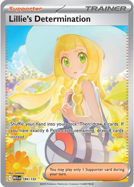 Lillie's Determination (184/132) [Mega Evolution: Base Set] | Good Games Morley