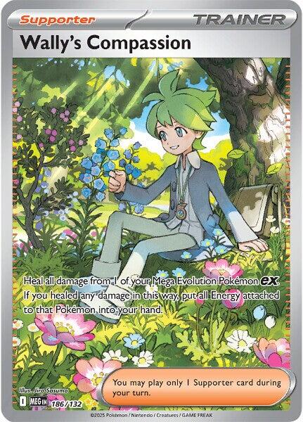 Wally's Compassion (186/132) [Mega Evolution: Base Set] | Good Games Morley