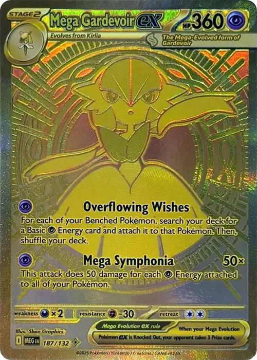 Mega Gardevoir ex (187/132) [Mega Evolution: Base Set] | Good Games Morley