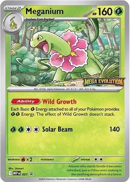Meganium (001) [Mega Evolution Promo] | Good Games Morley