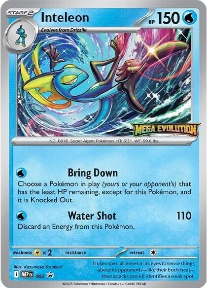 Inteleon (002) [Mega Evolution Promo] | Good Games Morley