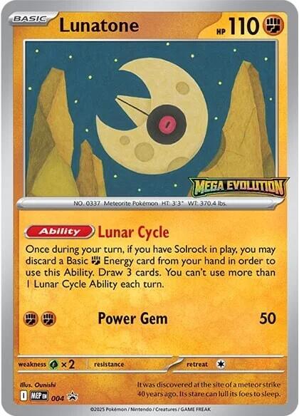 Lunatone (004) [Mega Evolution Promo] | Good Games Morley