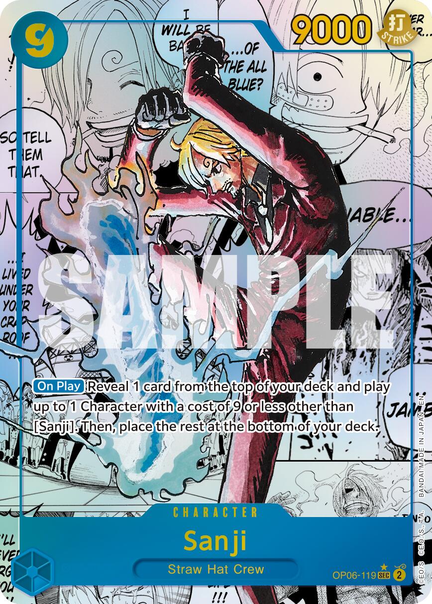 Sanji (Manga) [Premium Booster -The Best- Vol. 2] | Good Games Morley