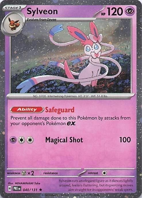 Sylveon (040/131) (Cosmos Holo) [Miscellaneous Cards] | Good Games Morley