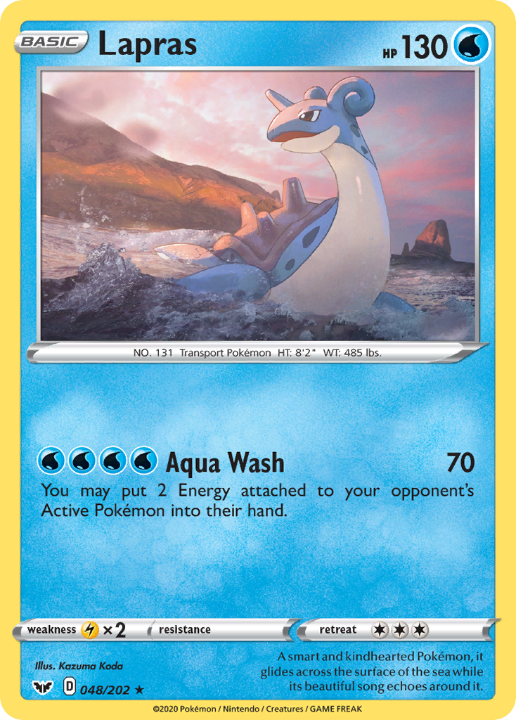 Lapras (048/202) [Sword & Shield: Base Set] | Good Games Morley