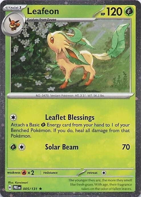 Leafeon (005/131) (Cosmos Holo) [Miscellaneous Cards] | Good Games Morley