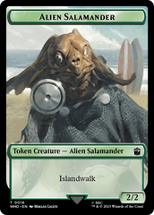 Alien // Alien Salamander Double-Sided Token [Doctor Who Tokens] | Good Games Morley