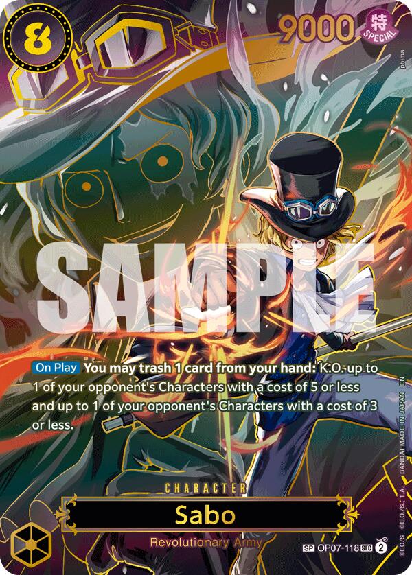 Sabo (OP07-118) (SP) [Carrying On His Will] | Good Games Morley