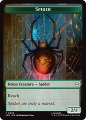 Spider // Treasure Double-Sided Token [Marvel's Spider-Man Tokens] | Good Games Morley