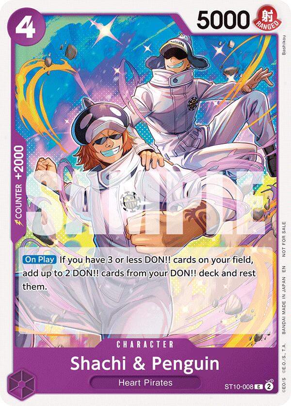 Shachi & Penguin (Tournament Pack 2025 Vol. 4) [One Piece Promotion Cards] | Good Games Morley