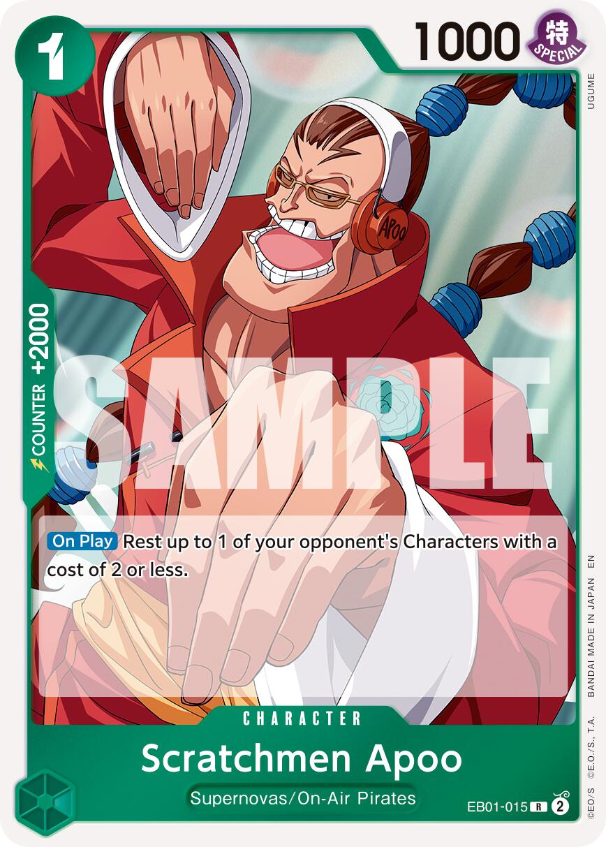 Scratchmen Apoo (EB01-015) (Reprint) [Premium Booster -The Best- Vol. 2] | Good Games Morley