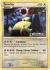 Snorlax (33/95) (Staff Prerelease Promo) [Nintendo: Black Star Promos] | Good Games Morley