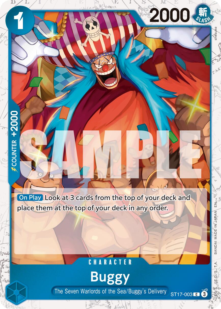 Buggy (ST17-003) (Pirate Foil) [Premium Booster -The Best- Vol. 2] | Good Games Morley