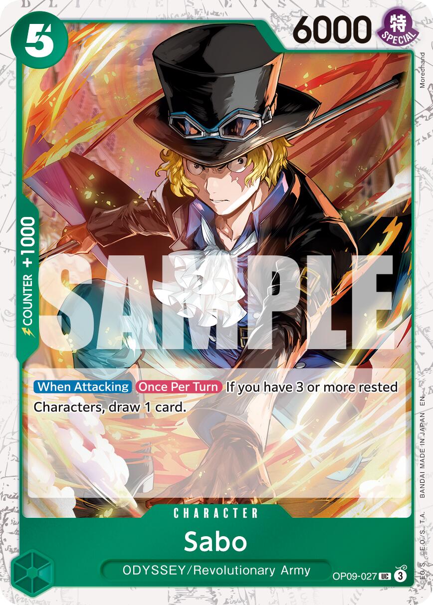 Sabo (OP09-027) (Pirate Foil) [Premium Booster -The Best- Vol. 2] | Good Games Morley
