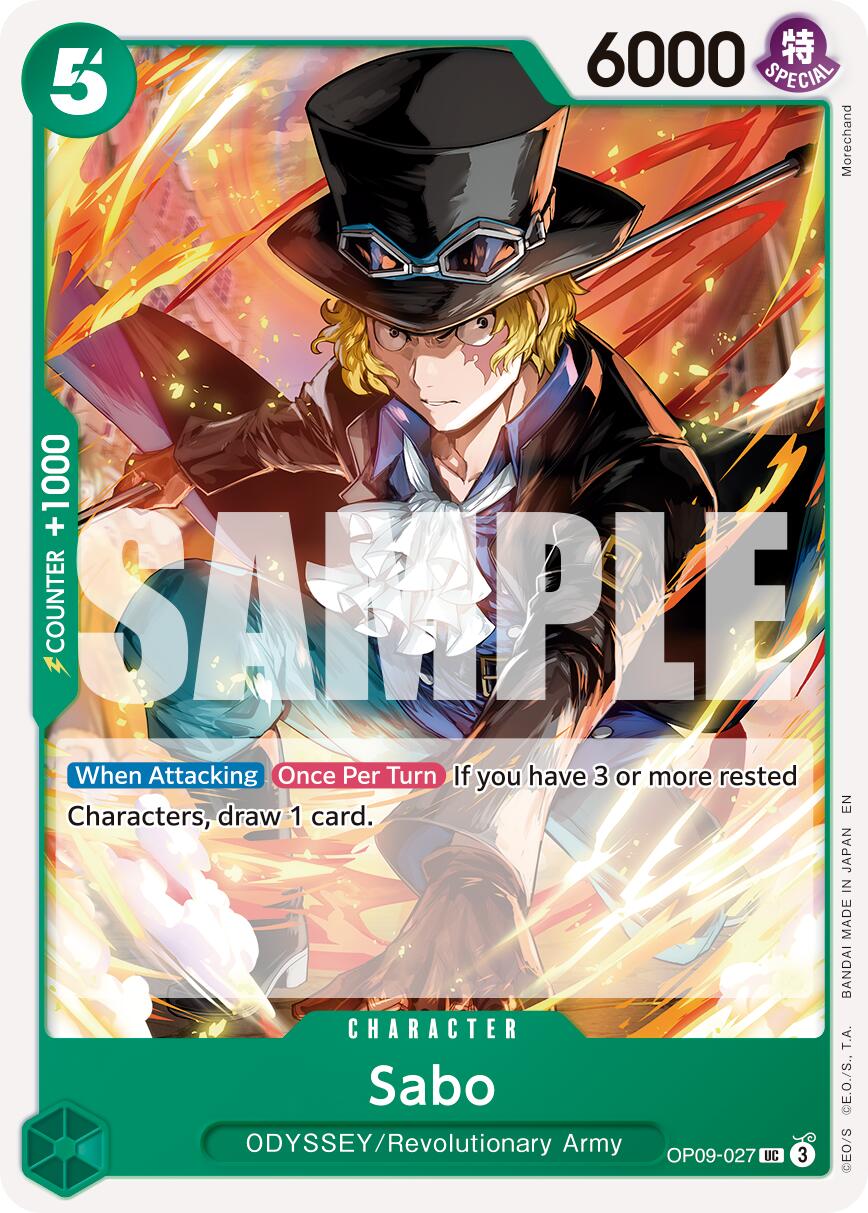 Sabo (OP09-027) (Reprint) [Premium Booster -The Best- Vol. 2] | Good Games Morley