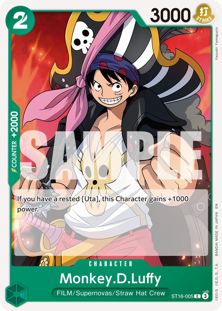 Monkey.D.Luffy (ST16-005) (Reprint) [Premium Booster -The Best- Vol. 2] | Good Games Morley