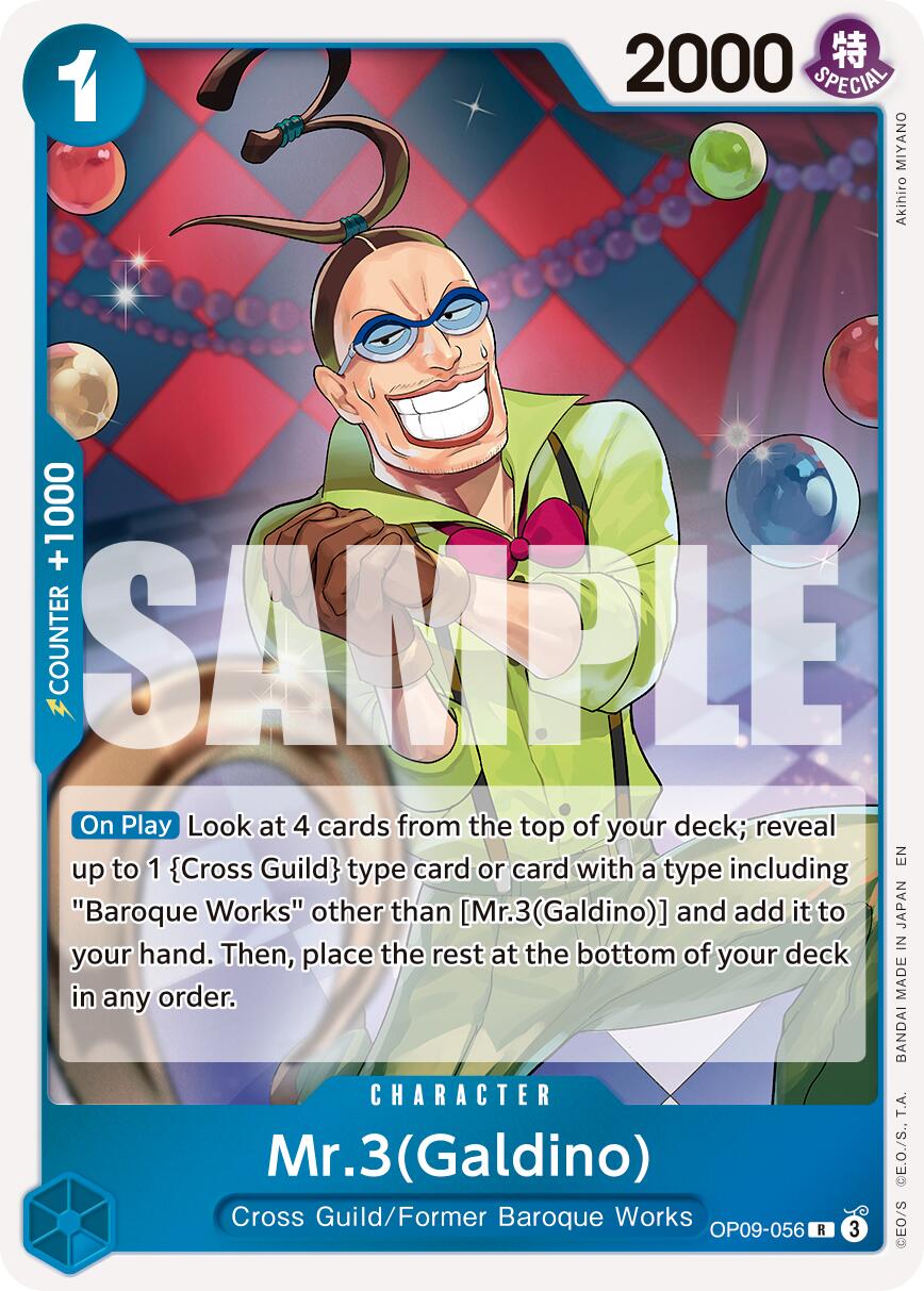 Mr.3(Galdino) (OP09-056) (Reprint) [Premium Booster -The Best- Vol. 2] | Good Games Morley