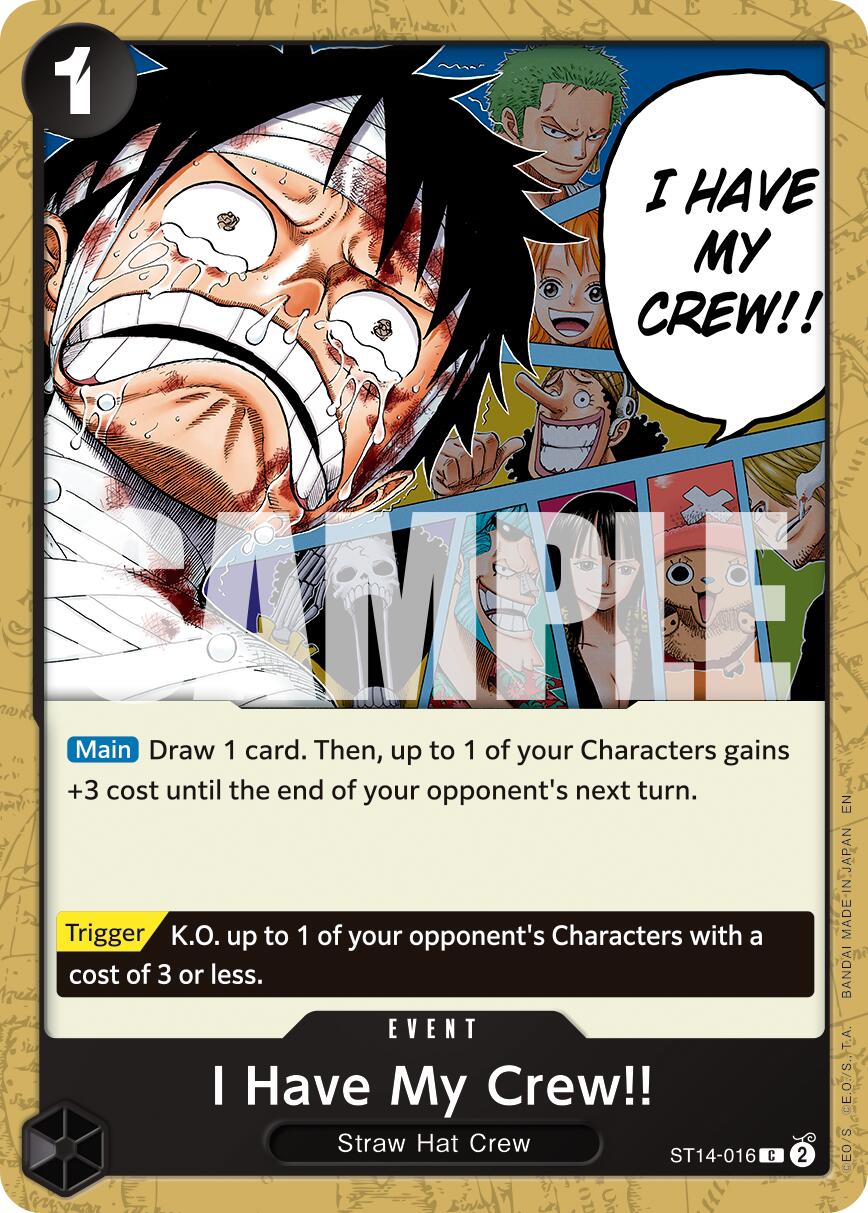 I Have My Crew!! (Reprint) [Premium Booster -The Best- Vol. 2] | Good Games Morley