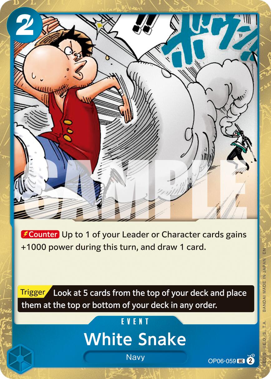 White Snake (Pirate Foil) [Premium Booster -The Best- Vol. 2] | Good Games Morley