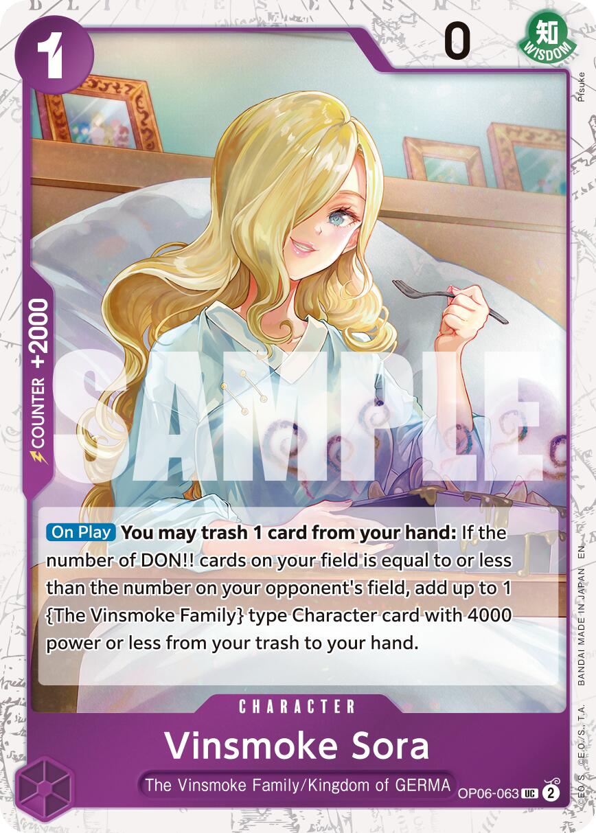 Vinsmoke Sora (Pirate Foil) [Premium Booster -The Best- Vol. 2] | Good Games Morley