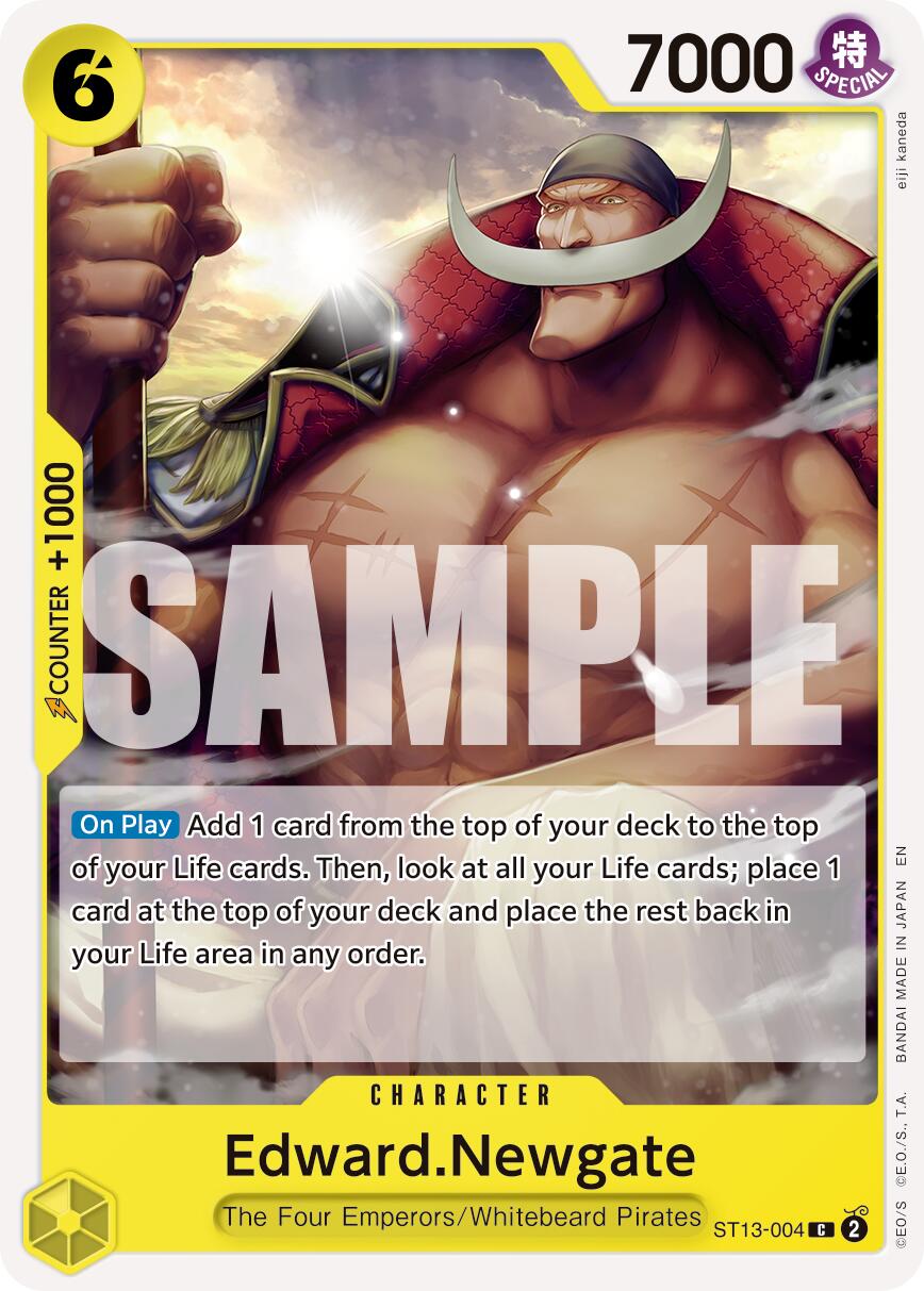 Edward.Newgate (ST13-004) (Reprint) [Premium Booster -The Best- Vol. 2] | Good Games Morley
