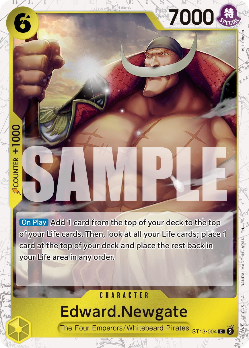 Edward.Newgate (ST13-004) (Pirate Foil) [Premium Booster -The Best- Vol. 2] | Good Games Morley