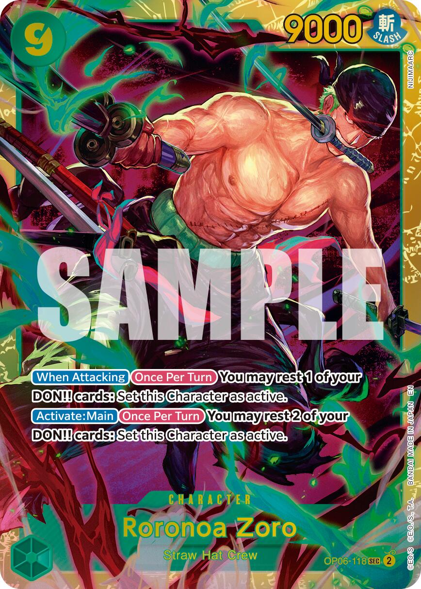 Roronoa Zoro (OP06-118) (Reprint) [Premium Booster -The Best- Vol. 2] | Good Games Morley