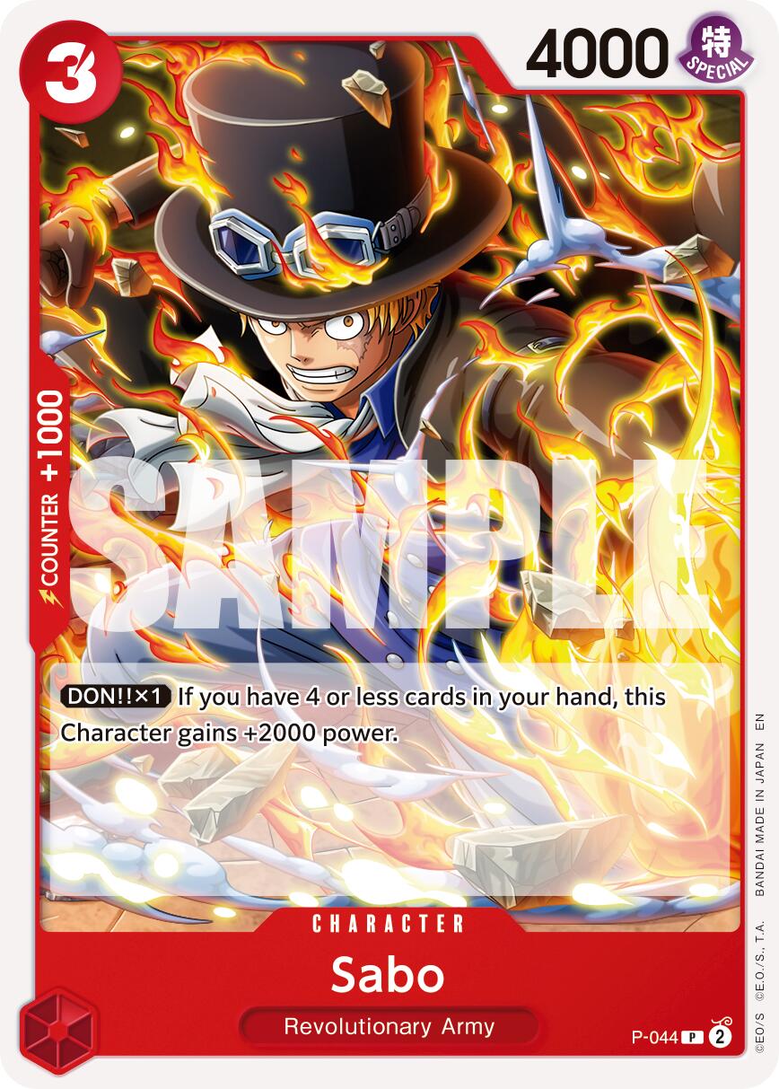 Sabo (P-044) (Reprint) [Premium Booster -The Best- Vol. 2] | Good Games Morley
