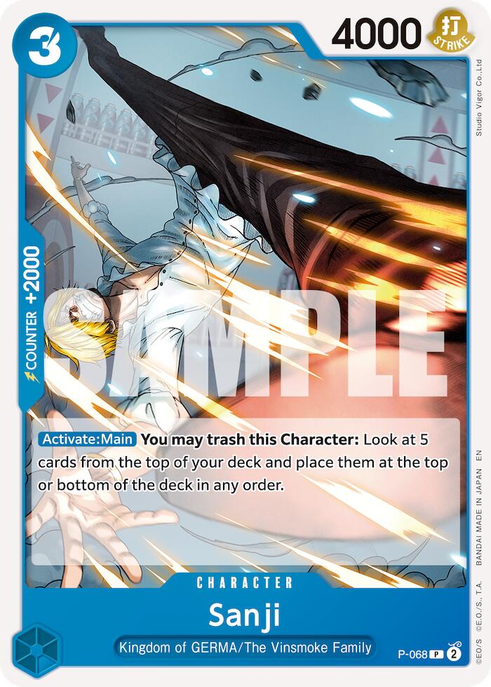 Sanji (P-068) (Reprint) [Premium Booster -The Best- Vol. 2] | Good Games Morley
