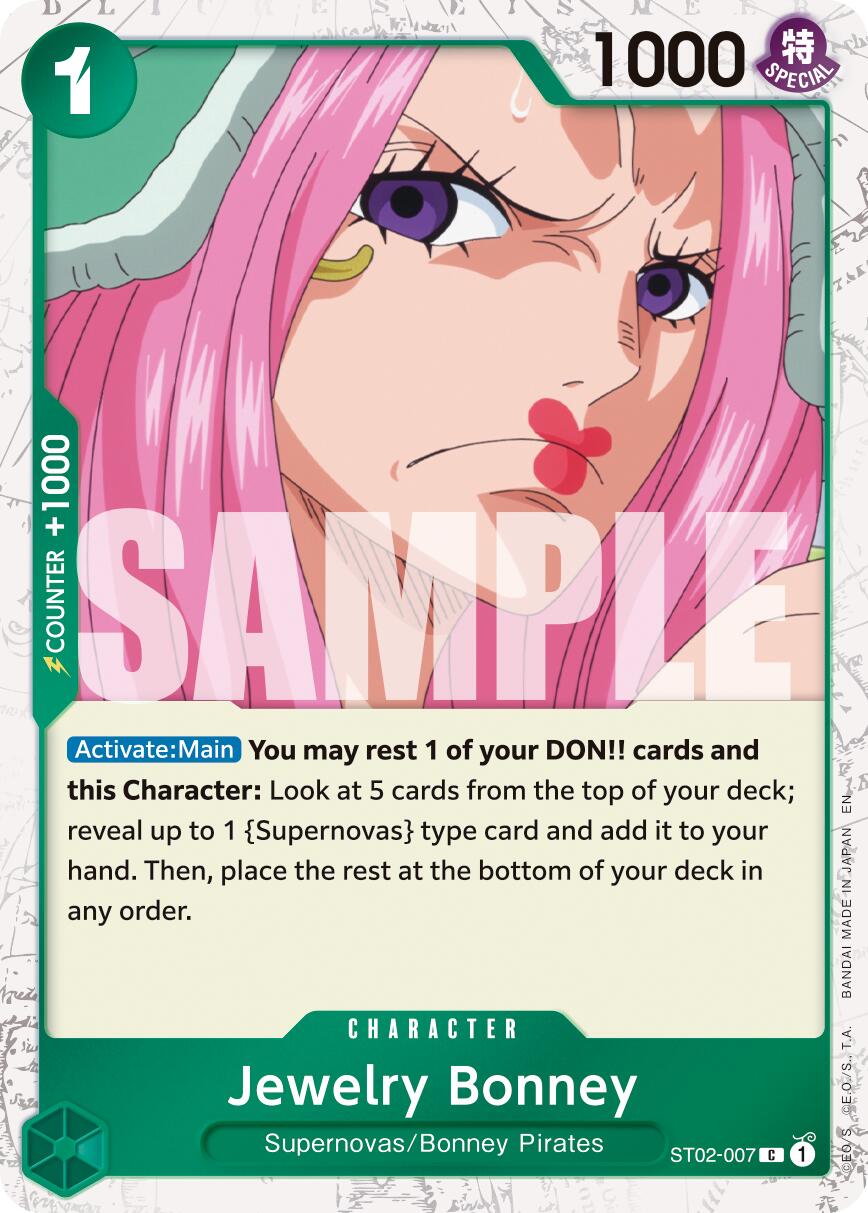 Jewelry Bonney (ST02-007) (Pirate Foil) [Premium Booster -The Best- Vol. 2] | Good Games Morley