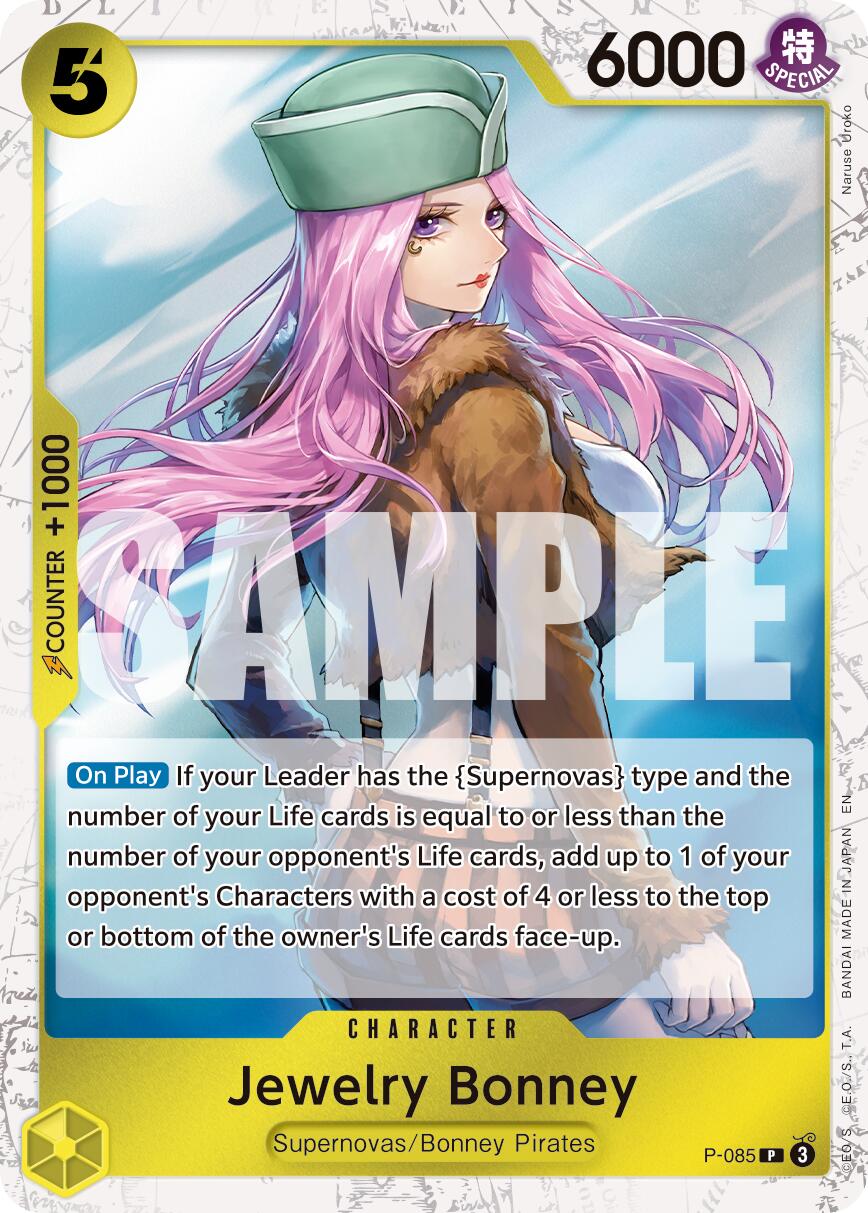 Jewelry Bonney (P-085) (Pirate Foil) [Premium Booster -The Best- Vol. 2] | Good Games Morley