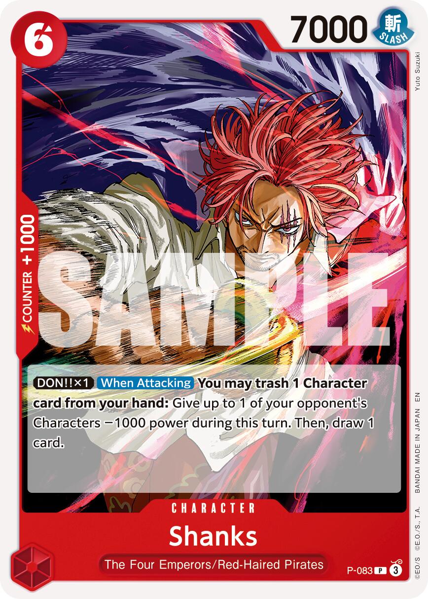 Shanks (P-083) (Reprint) [Premium Booster -The Best- Vol. 2] | Good Games Morley