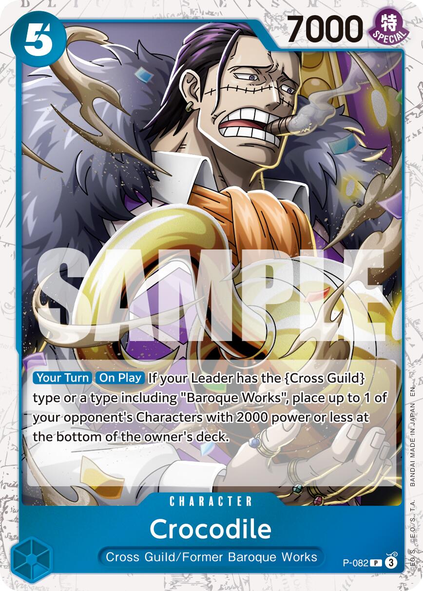 Crocodile (P-082) (Pirate Foil) [Premium Booster -The Best- Vol. 2] | Good Games Morley