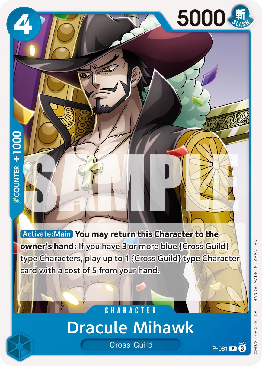 Dracule Mihawk (P-081) (Reprint) [Premium Booster -The Best- Vol. 2] | Good Games Morley